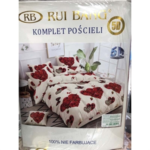 Komplet pościel 100% NIE FARBUJĄCE - 4cz  200cm x 220cm