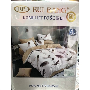 Komplet pościel 100% NIE FARBUJĄCE - 3cz 180x200cm