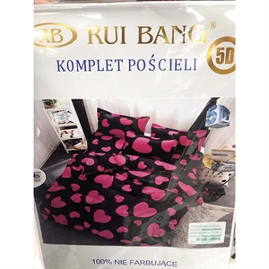 Komplet pościel 100% NIE FARBUJĄCE - 3cz 180x200cm
