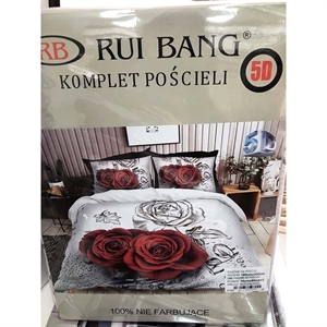 Komplet pościel 100% NIE FARBUJĄCE - 3cz 180x200cm