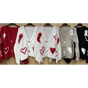 Sweter damski zapinany na guziki - Produkt Włoski