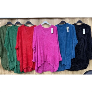 Tunika damska sweterkowa - Produkt Włoski