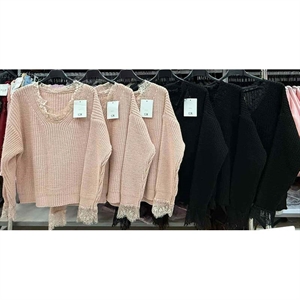 Sweter damski okrągły - Produkt Włoski