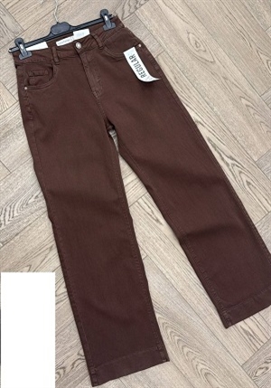 Jeansy szerokie nogawki 34-42