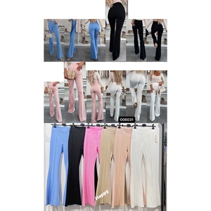 Legginsy dzwony damskie produkt Włoski