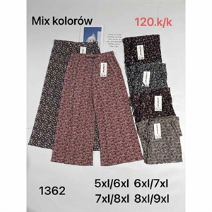 Spodnie culotte damskie Big Size  5XL/6XL-8XL/9XL