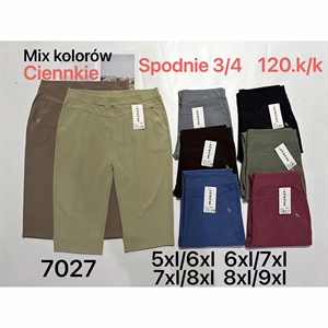 Rybaczki damskie 3/4 Big Size  5XL/6XL-8XL/9XL
