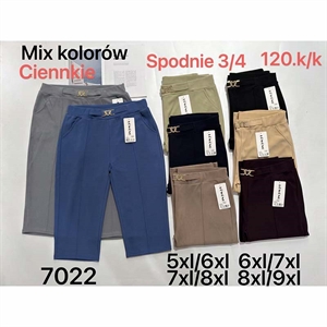 Rybaczki damskie 3/4 Big Size  5XL/6XL-8XL/9XL