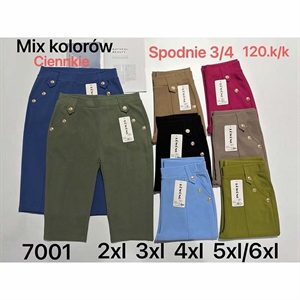 Spodnie damskie 3/4  2XL-5XL/6XL