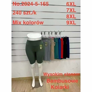 Kolarki bambusowe damskie Big Size  6XL-9XL