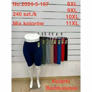 Kolarki bambusowe damskie Big Size  8XL-11XL
