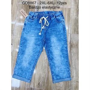 Rybaczki jeansowe  2XL-6XL