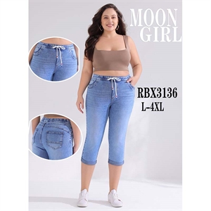 Rybaczki jeansowe damskie L-4XL