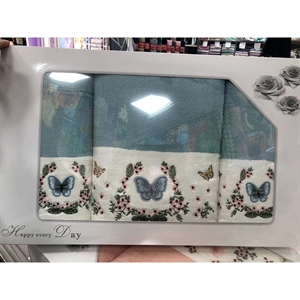 Komplet ręczników 1szt 70x140cmx2szt 50x100cm