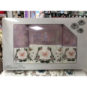 Komplet ręczników 1szt 70x140cmx2szt 50x100cm