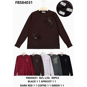 Sweter damski okrągły  M/L-L/XL