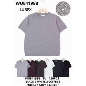 Sweter damski z krótkim rękawem