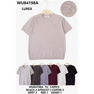 Sweter damski z krótkim rękawem