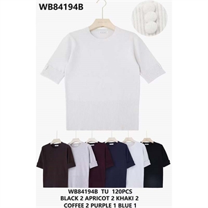 Sweter damski z krótkim rękawem