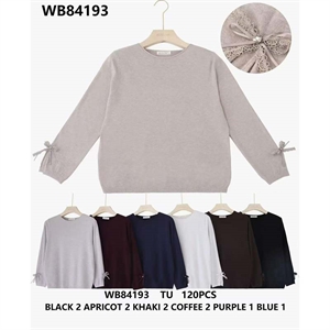 Sweter damski okrągły