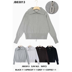 Sweter damski rozpinany na zamek  S/M-M/L