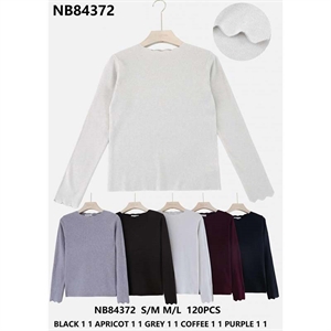 Sweter damski okrągły  S/M-M/L