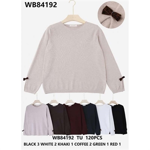 Sweter damski okrągły