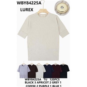 Sweter damski z krótkim rękawem