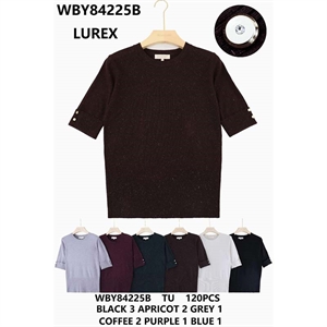Sweter damski z krótkim rękawem