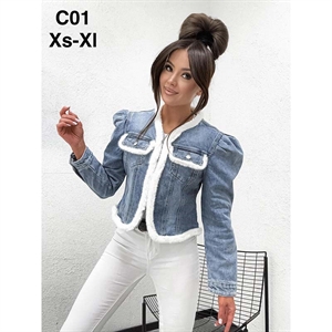 Kurtka jeansowa damska  XS-XL