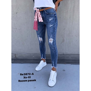 Jeansy damskie  XS-XL