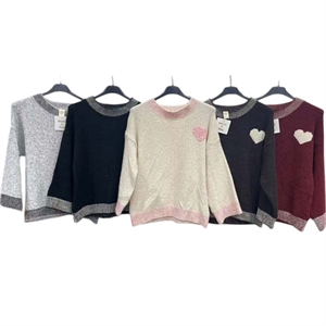 Sweter damski okrągły
