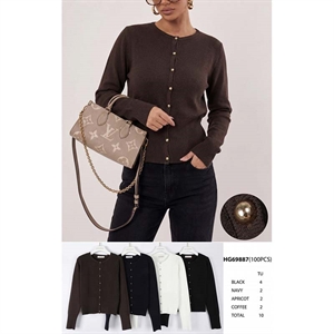 Sweter damski zapinany na guziki