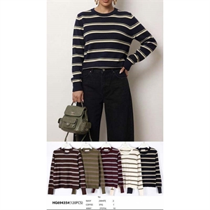 Sweter damski okrągły