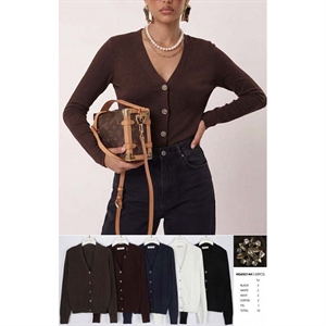 Sweter damski zapinany na guziki