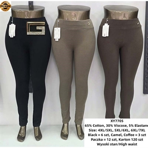 Legginsy długie damskie Big Size  4XL/5XL-6XL/7XL
