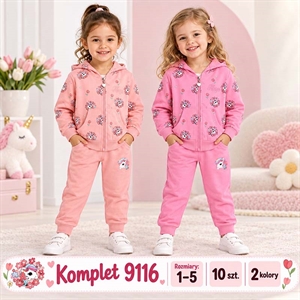 Komplet dziewczęcy  1-5 lat