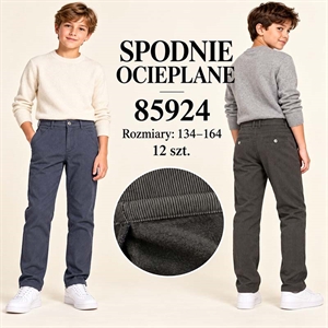 Spodnie ocieplane chłopięce  134-164