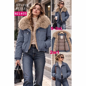 Kurtka damska 2w1  S-2XL