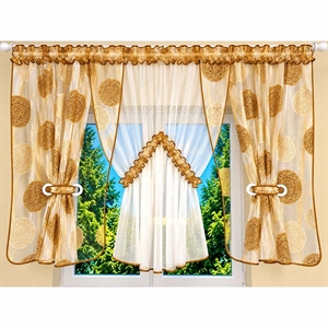 Firanka gotowa  400x150cm