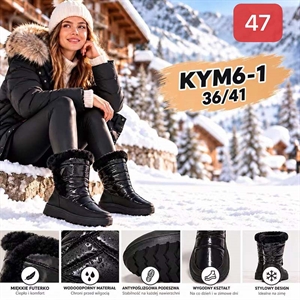 Buty śniegowce ocieplane  36-41