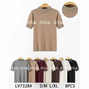 Sweter damski z krótkim rękawem  S/M-L/XL