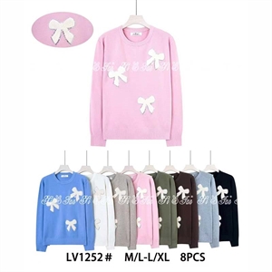 Sweter damski okrągły  M/L-L/XL