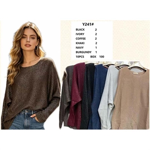 Sweter damski okrągły