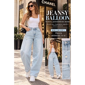 Jeansy balloon  34-42