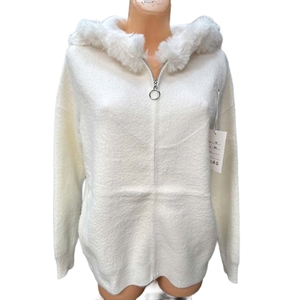 Sweter damski zapinany na zamek M-2XL