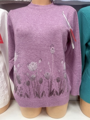 Sweter damski z półgolfem  S-2XL