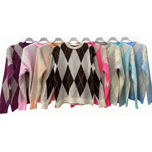 Sweter damski okrągły