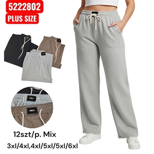 Spodnie damskie szerokie nogawki (3XL-6XL)