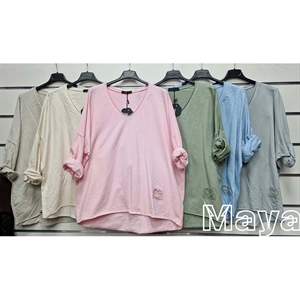 Bluzka damska 100% BAWEŁNA - Produkt Włoski